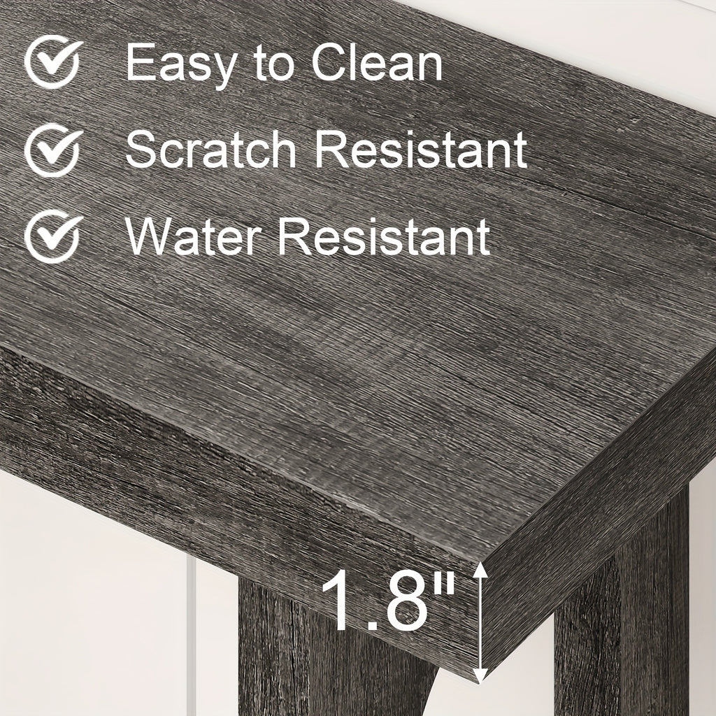 Control Console Table, 54 Inches, Sofa Table, Corridor Entrance Table, Narrow Table Behind The Sofa, Entrance, Living Room, Foyer, Corridor Control Console Table, Easy To Assemble, Brown